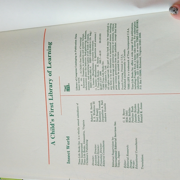 Time-Life A Child's First Library of Learning - Insect World Book - 1988 - Picture 11 of 12